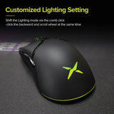 Delux M800 RGB 2.4Ghz Wireless Gaming Mouse Dual