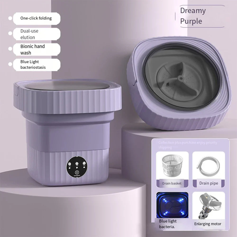 9L Tourist Portable Mini Washing Machine with Dryer