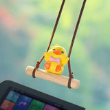 Cartoon Cute animated car accessories Swinging Duck pendant