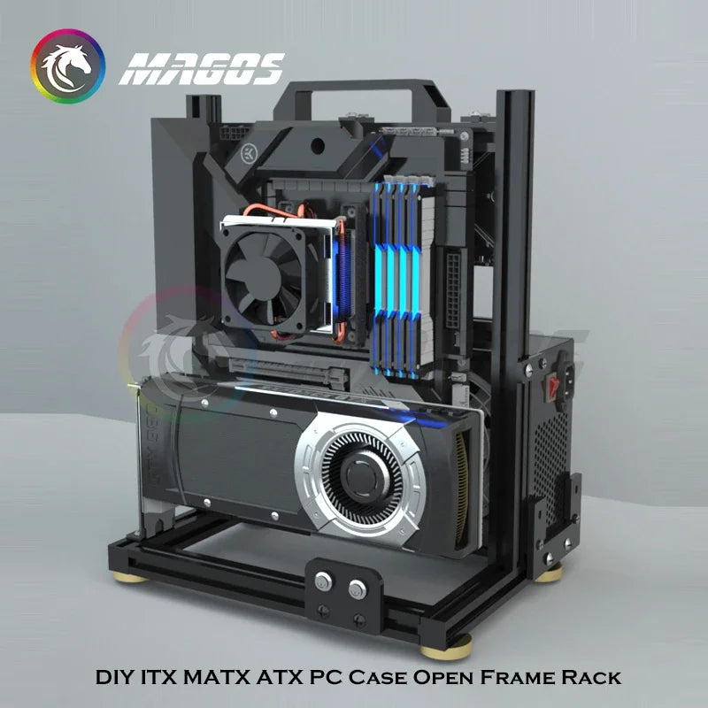 DIY Gamers Cabinet MOD ITX MATX PC Case