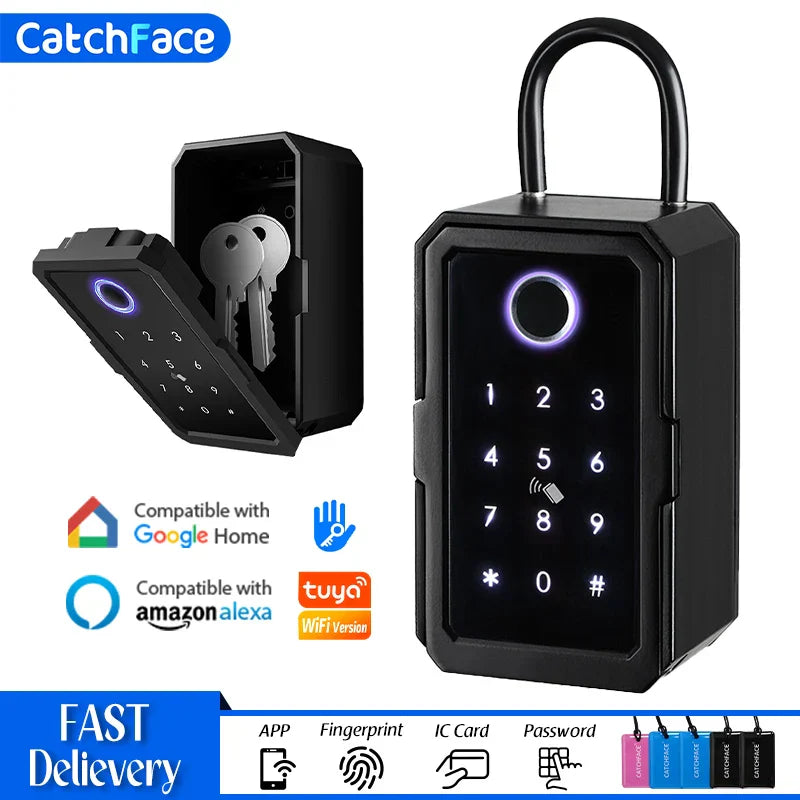 Key Box Outdoor Waterproof Safe Security Intelligent Password