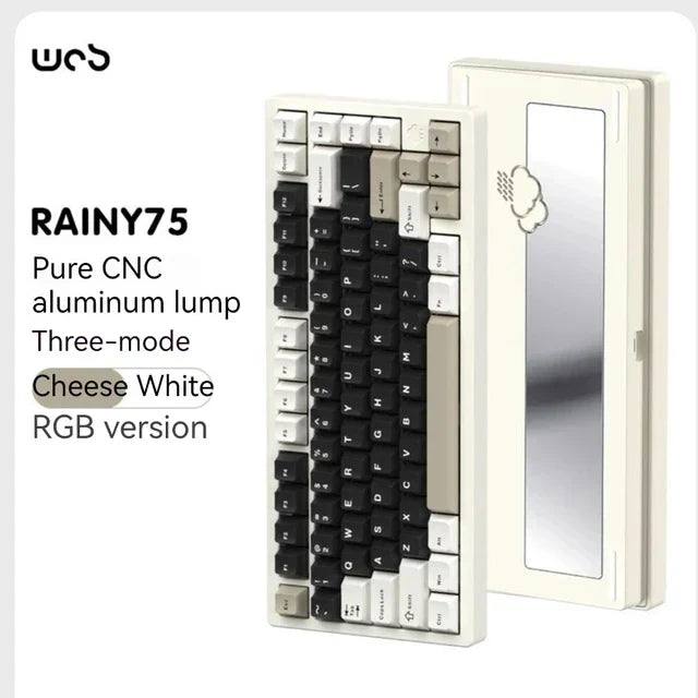 Wob Rainy75 Mechanical Keyboard CNC Aluminum Alloy RGB