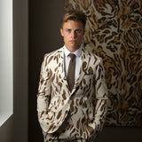 2024 Leopard Print Men's Trouser Suit Men's 3d