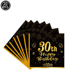 Men Women Birthday Disposable Tableware Party Decor 30