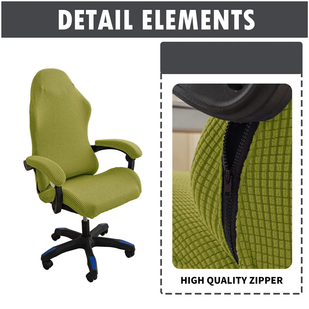 4Pcs/set Corn Velvet Office Gaming Chair Covers Home