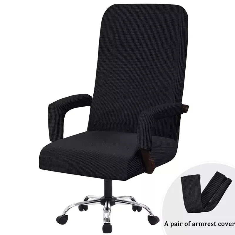 3PC/Set Elastic Office Computer Chair Cover Modern Anti-dirty