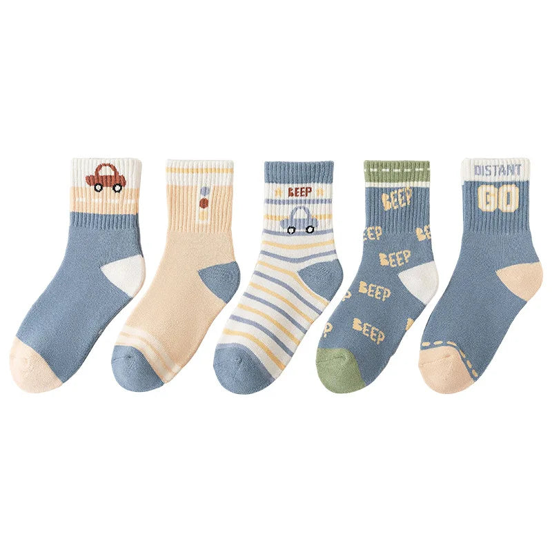 Baby Socks Fall Winter Thick Warm Cute Cartoon