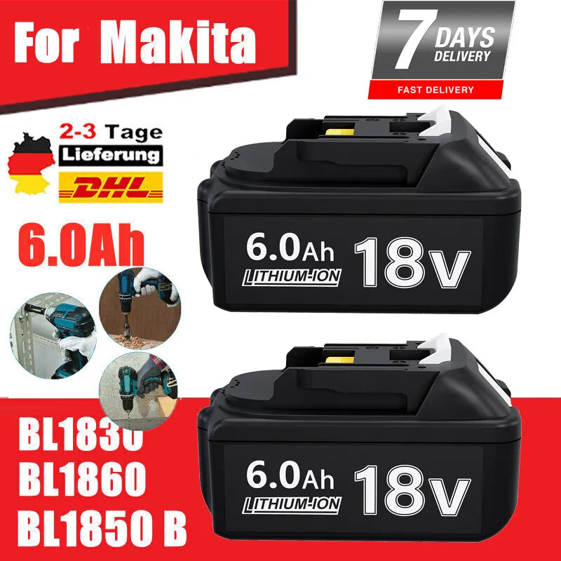 BL1850 For Makita 18V Battery Rechargeable Battery 18650