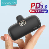 KUULAA Mini Power Bank 5000mAh PowerBank QC PD