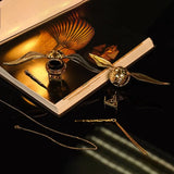 Metal Jewelry Box Storage for Women Golden Snitch