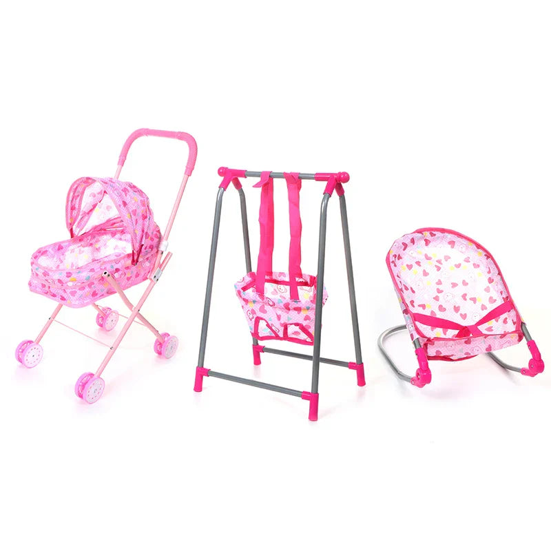 Doll House Accessories Rocking Chairs Swing Bed Dining