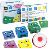New 3D Montessori Geometry Puzzles Building Block Face