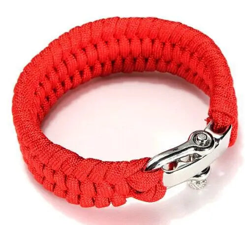 Braided Paracord Bracelets for Men Women Outdoor Camping