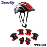 7Pcs Kids Skating Protective Gear Set Children Knee