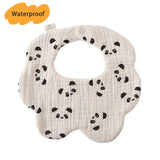 New Thickened 7 Layers Cotton Waterproof Baby Bibs