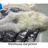 Maomaokong 2023 Women Winter Natural Real Fur Collar