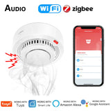 Tuya Smart Zigbee WiFi Smoke Detector Smart Fire