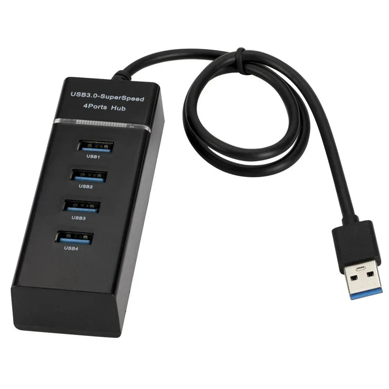 4 Ports 2.0 3.0 USB HUB Splitter High