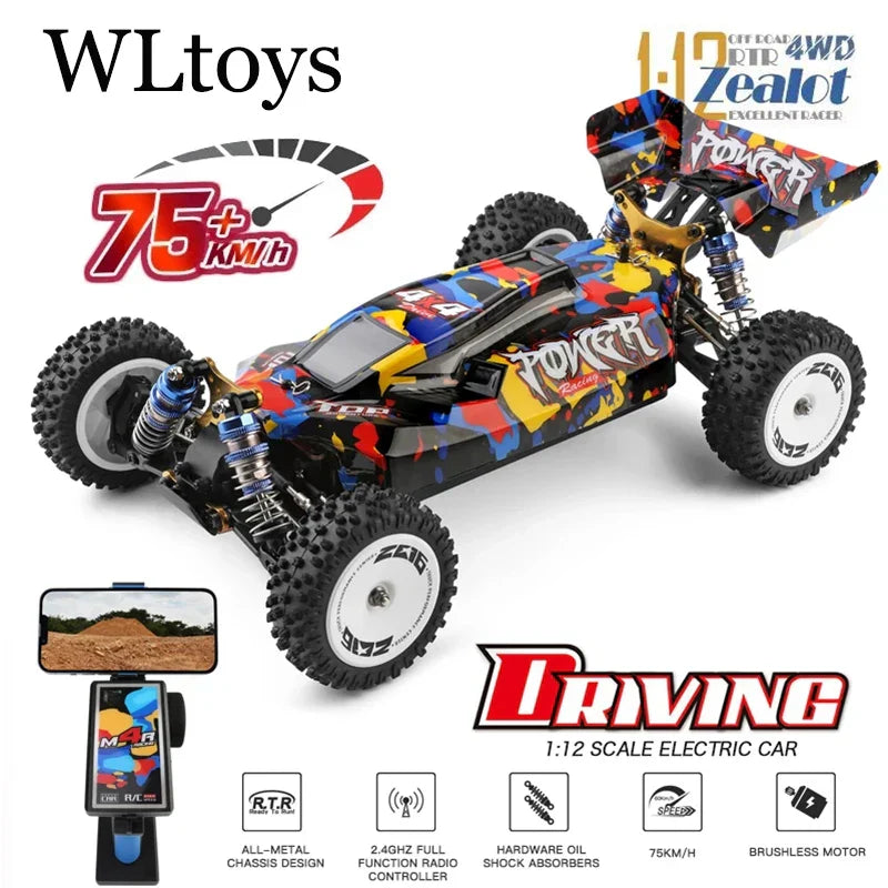 Wltoys New 124017-V8 1/12 2.4G Racing RC Cars