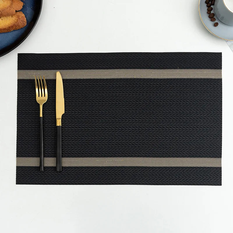 Set of 2/4 PVC Placemat for Dining Table