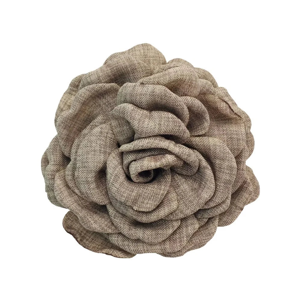 Fabric Rose Flower Crab Hair Clip Ins Popular