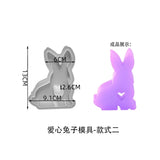 DIY Cement Gypsum Aromatherapy Silicone Mold Easter Love