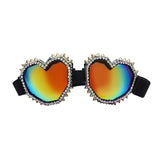 Y2K Hispter Neccessory Oversized Heart Sunglasses Women Big