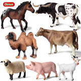 Oenux Farm House Model Action Figures Farmer Motorcycle