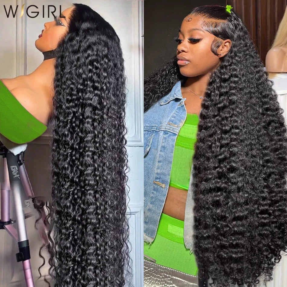 Wigirl 30 40 Inch Curly 13x4 13x6 Transparent