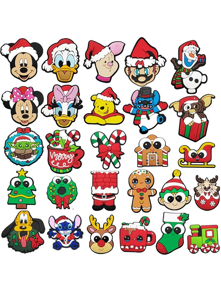 Cute DIY 920PcsSets Disney Christmas Collection Charms Shoe