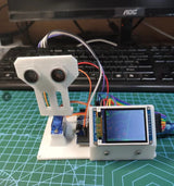 3D Printing Mini Radar Detection Robot With 1.8