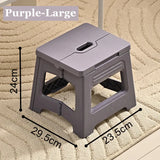 Plastic Folding Stool, Outdoor Foldable Beach Chair, Ultralight