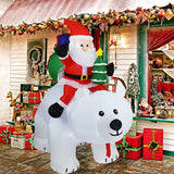 Christmas Inflatable Decoration Toy Built-in LED Lights Inflatable