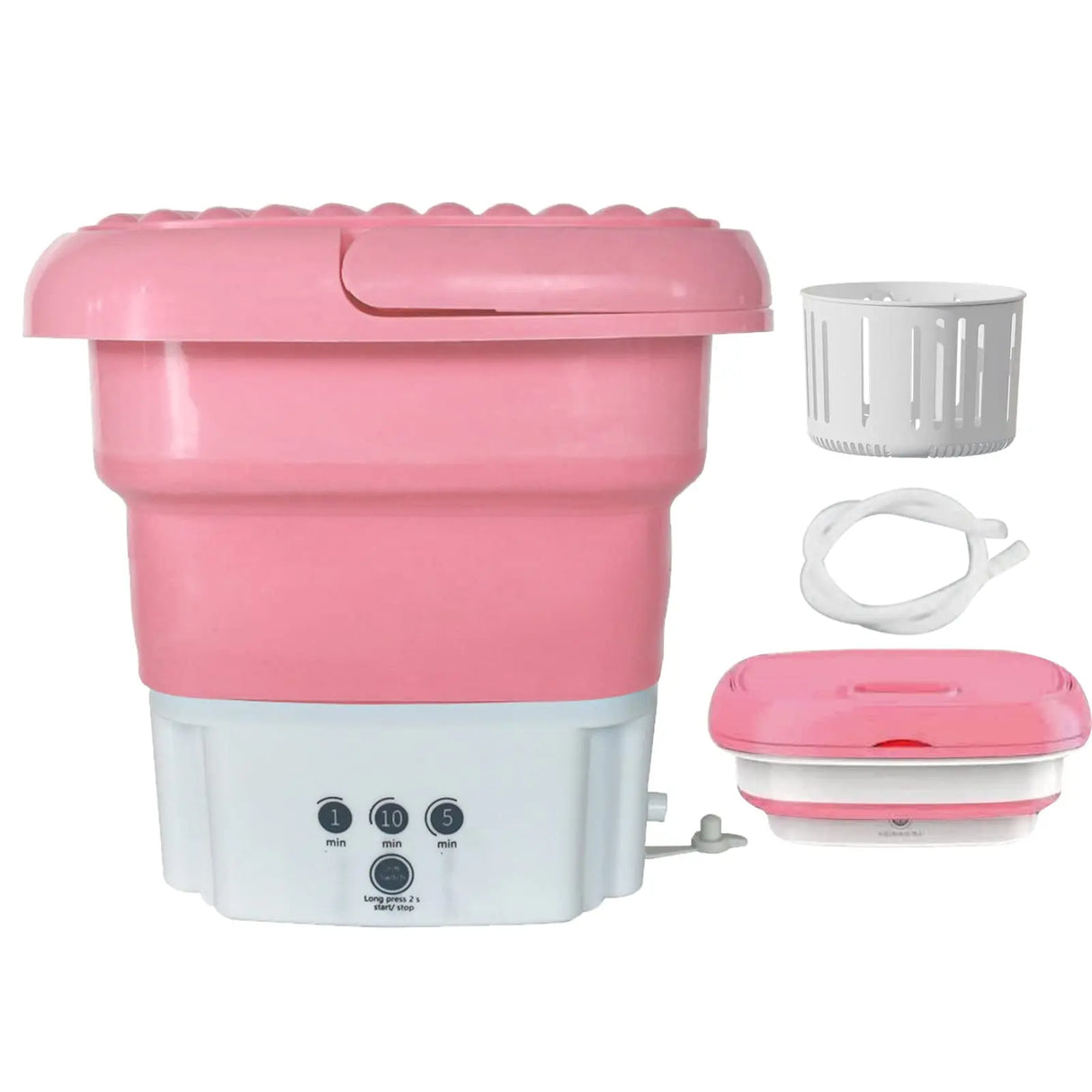 Folding Portable Washing Machine With Dryer Bucket for