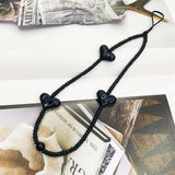 Matte Black Phone Charm Strap Lisa Mobile Phone