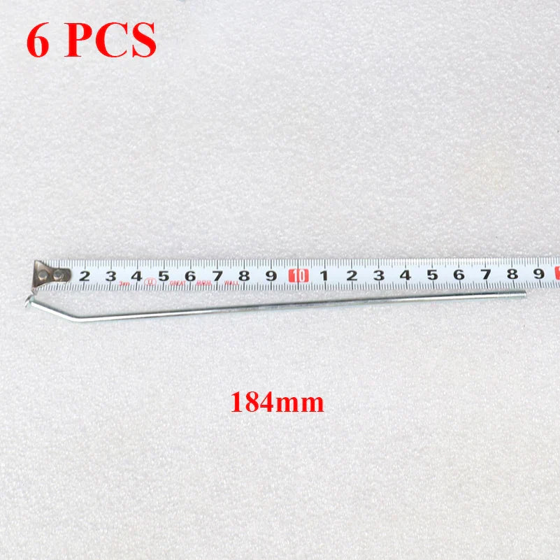6PCS Spokes Wire Circle Nipples 18 19 21