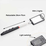 360° Telescoping Inspection Mirror with LED Light