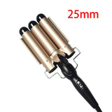 Professional Hair Curling Iron Ceramic Triple Barrel Hair