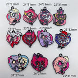 Random mixing10pcs Classic Cartoon Anime Earring Pendant DIY