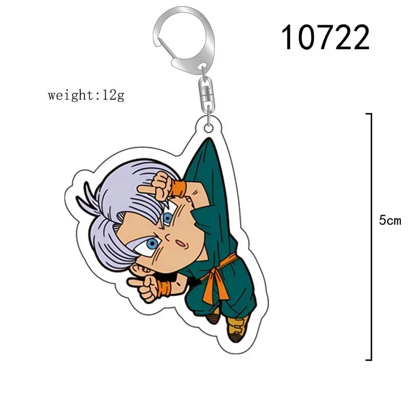 Anime TV Dragon Z Super Saiyan Acrylic Pendant