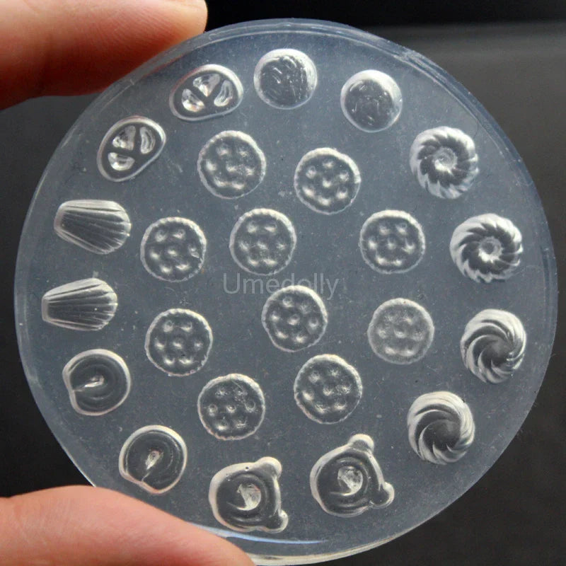 1PCS Silicone Miniature Mini Gummy Candy Mould 1/12