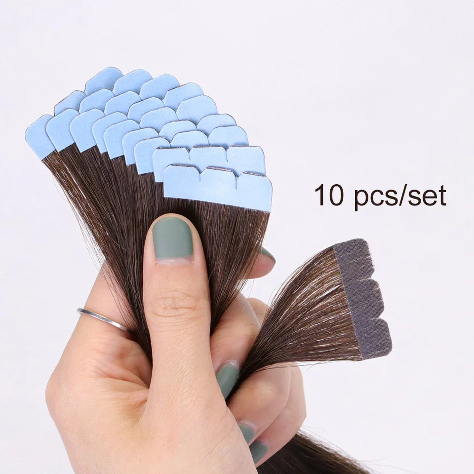 Mini Tape in Human Hair Extensions Double Side