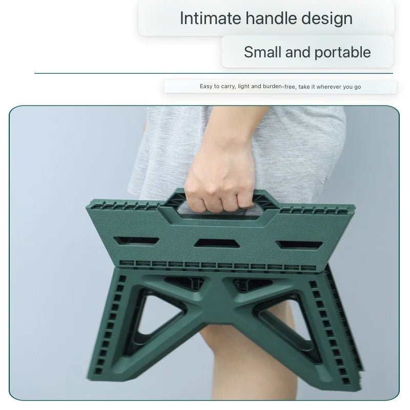 Outdoor Portable Folding Stool High Load-bearing Handle Design