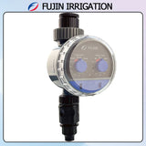 FUJIN Double-Dial Water Timer Home Garden Ball Valve
