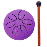 Mini Steel Tongue Drum 3 Inch 6 Notes