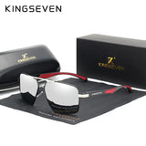 KINGSEVEN 2024 DESIGN Glasses Men‘s Polarized Sunglasses Coating Mirror Glasses Oculos Male Eyewear For Women UV400