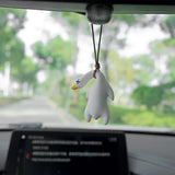 Funny Swing Goose Roasted White Roast Duck Car
