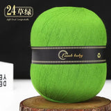 150g Solid Color Silk Cotton Yarn Soft Yarn