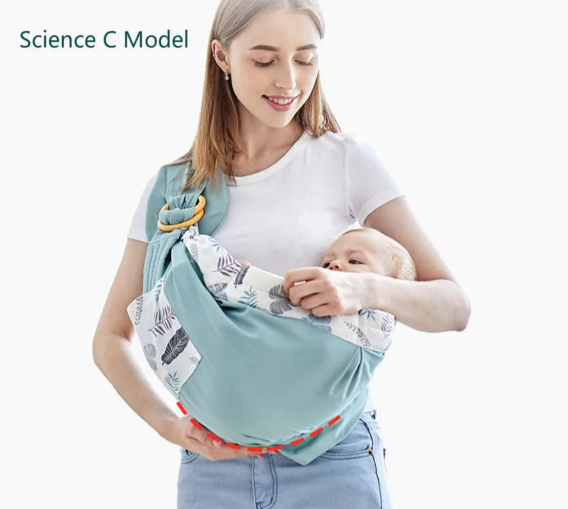 Cotton Wrap Sling Baby Carries Newborn Safety Ring
