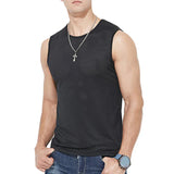 Men Ice Silk Tank Tops Underwear Mens Undershirt